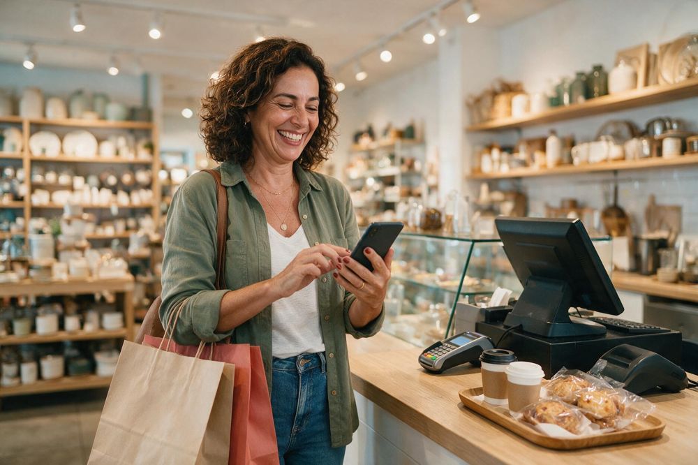 Cliente nas compras